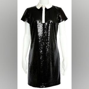 Ann Taylor Black Sequin Dress